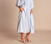 Lange Jurk Bondi Lavendelblauw Lange Jurk Bondi Lavendelblauw