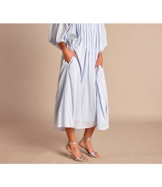Lange Jurk Bondi Lavendelblauw Lange Jurk Bondi Lavendelblauw