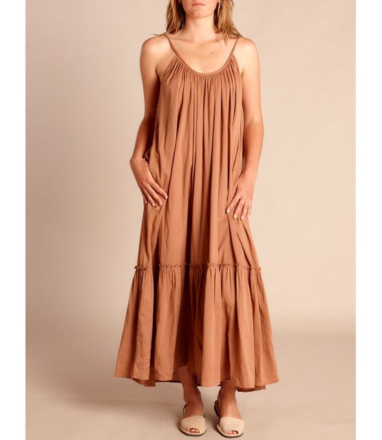 Long Dress Honolulu Mocha Mousse