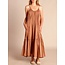 Izuskan Langes Kleid Honolulu Mocha Mousse