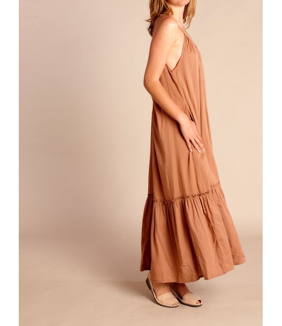 Vestido Largo Honolulu Mocha Mousse
