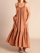 Long Dress Honolulu Mocha Mousse