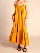 Langes Kleid Honolulu Inka-Gold