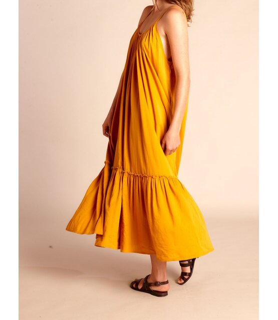 Vestido Largo Honolulu Oro Inca