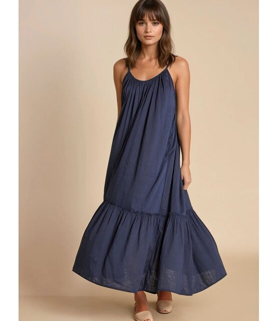 Vestido Largo Honolulu  Midnight Blue