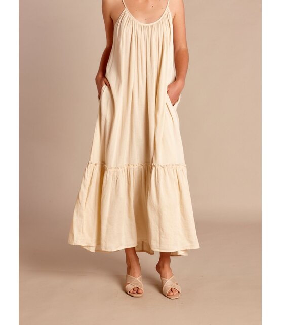 Langes Kleid Honolulu Ibiza-Sand