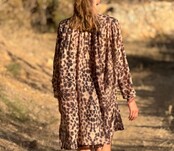 Kurzes Kleid Suzi Leopard