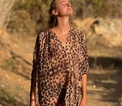 Vestido Corto Suzi Leopardo