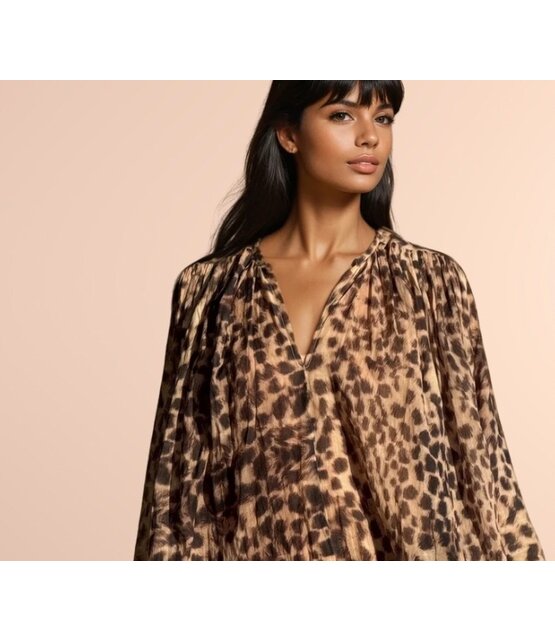 Short Dress Suzi Leopard