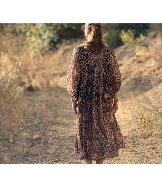 Long Dress Bondi Leopard