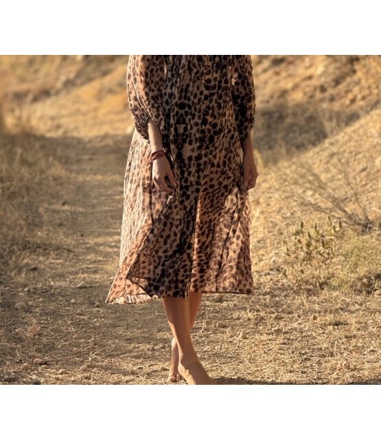 Vestido Largo Bondi Leopard