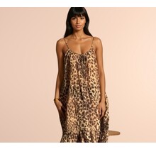 Vestido Largo Honolulu Leopard