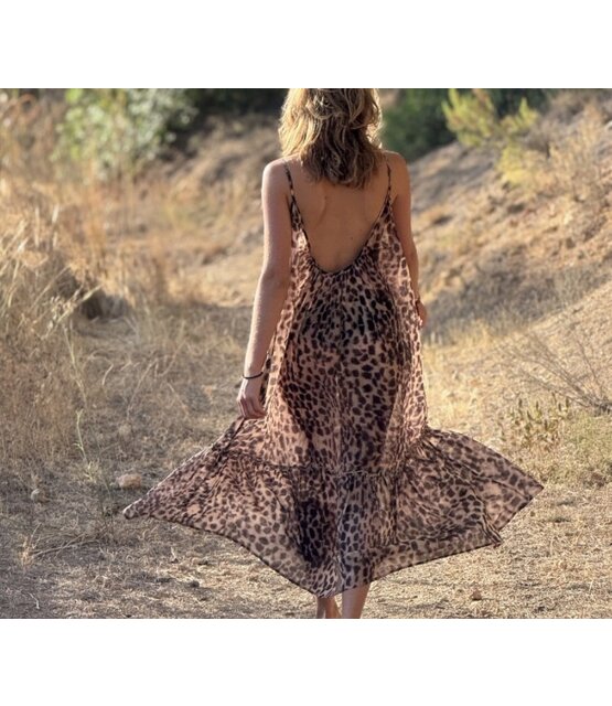 Long dress honolulu Leopard