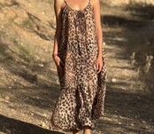Lange Jurk Honolulu  Leopard