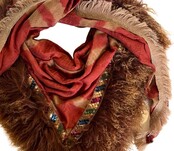 Izuskan  original  scarf  with Tibet