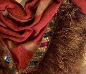 Izuskan  original  scarf  with Tibet