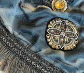 Schal, limitierte Sonderedition, Leopardenmuster