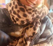Scarf  limited edition model Leopard