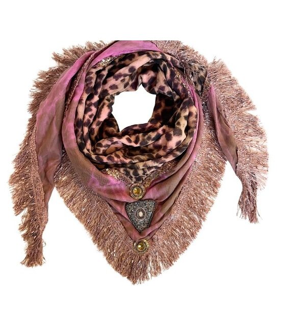 Scarf  limited edition model Leopard