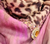 Scarf  limited edition model Leopard