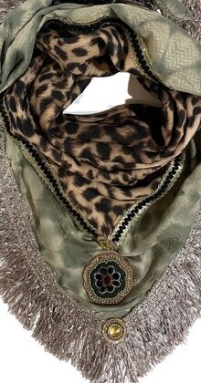 Limitierter Schal Leopard