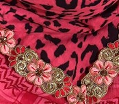 Sjaal in beperkte oplage, model Leopard