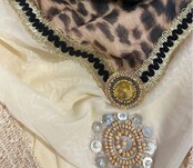 Schal, limitierte Sonderedition, Leopardenmuster