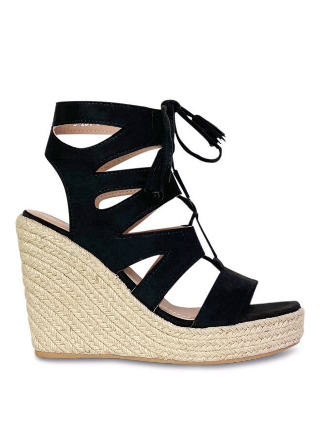 Malin wedges - black