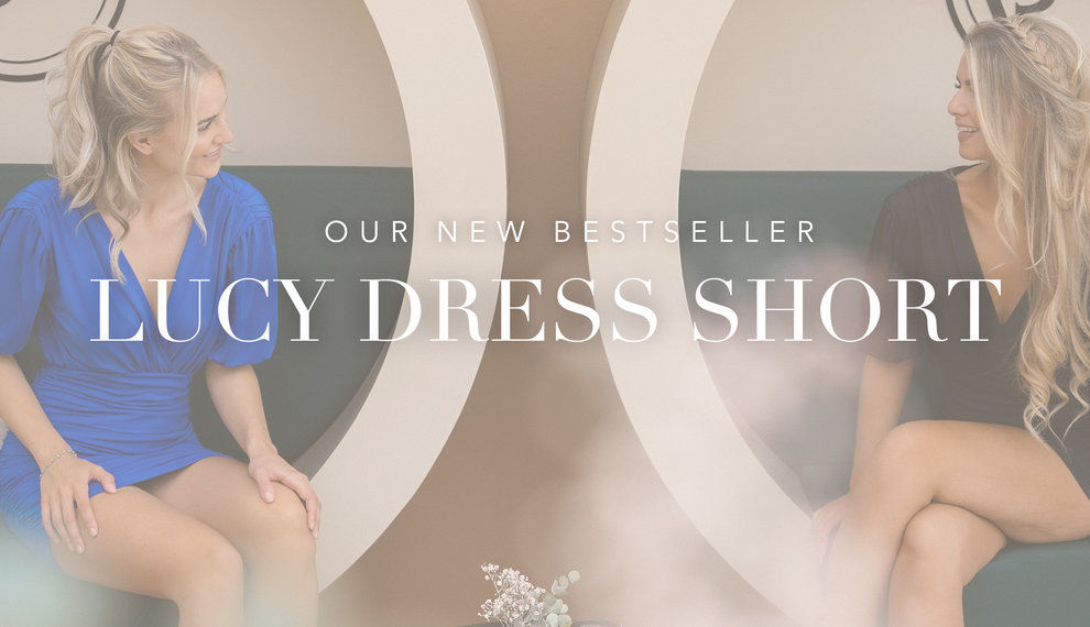 Lucy dress: onze ultieme bestseller jurk in een nieuw jasje