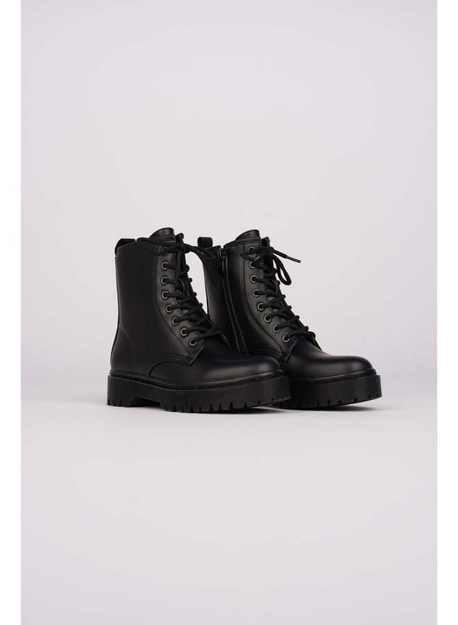 Boots met veters zwart