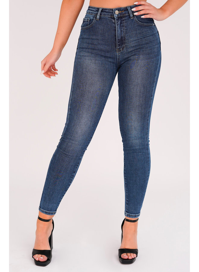 Skinny jeans donker blauw - Aimy
