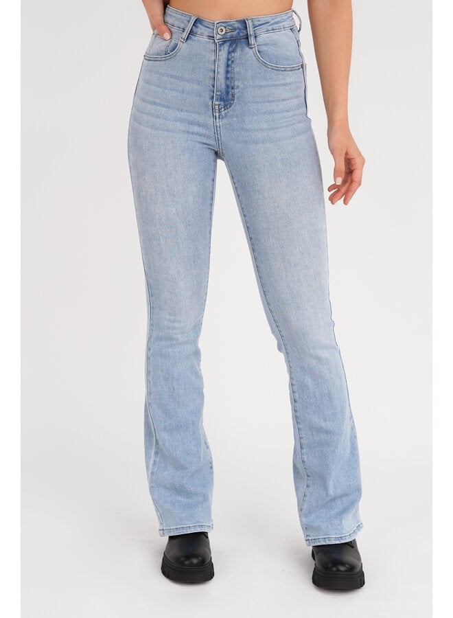 Flared jeans blauw - Amy