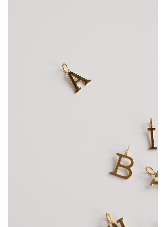 Letter hanger goud A