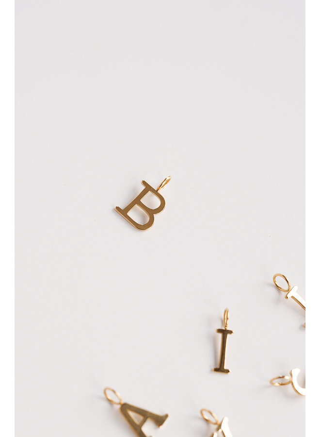 Letter hanger goud B