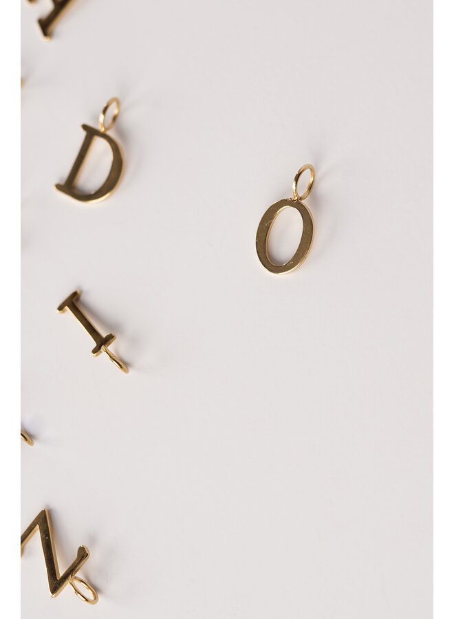 O - letter hanger goud - Jaidy