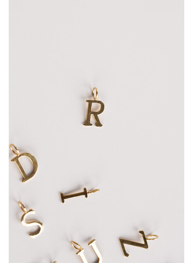 R - letter hanger goud - Jaidy