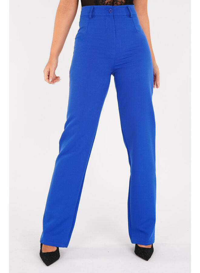 Pantalon kobalt blauw - Anouk