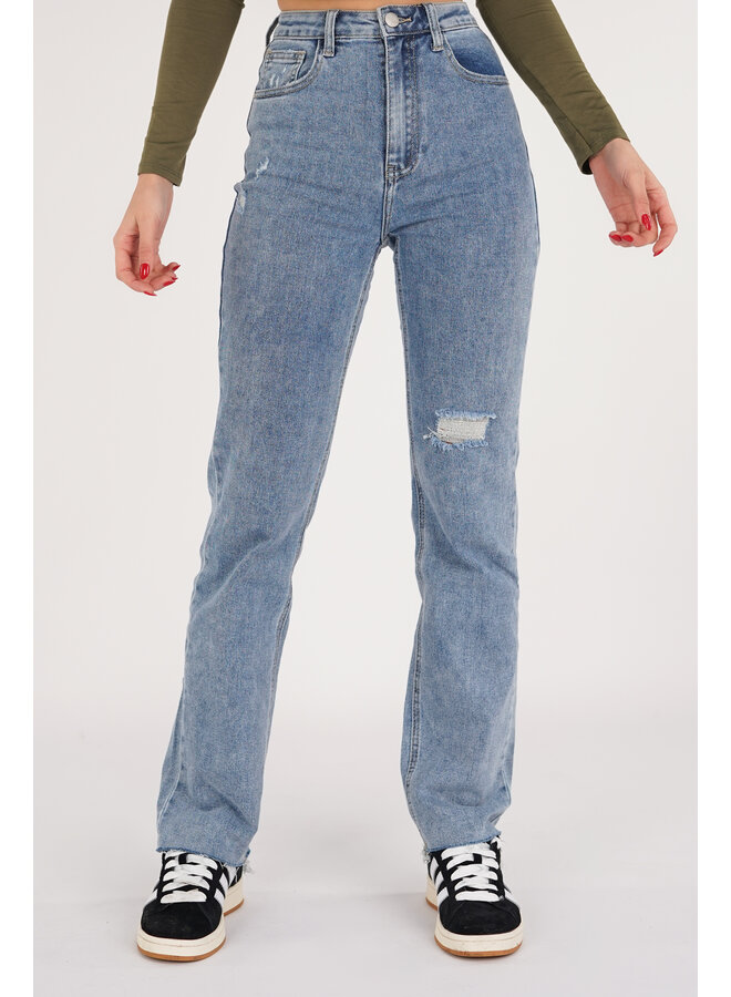 Straight leg jeans blauw - Norah