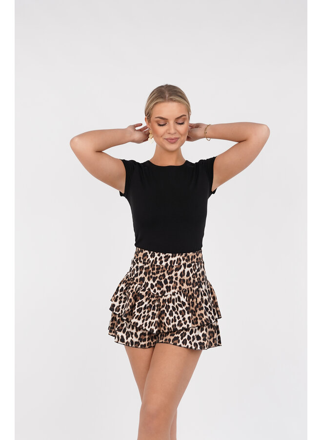 Skort dames luipaard