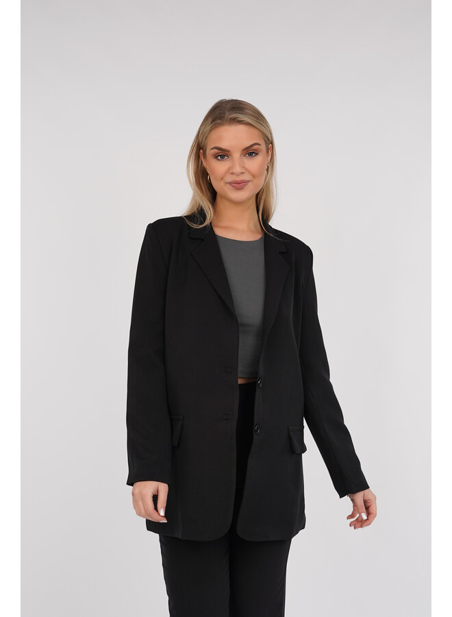 Oversized blazer zwart - Ariane