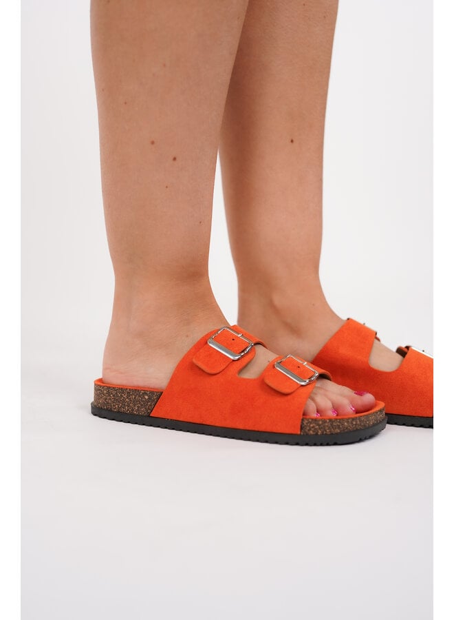 Slipper sandalen oranje - Moon