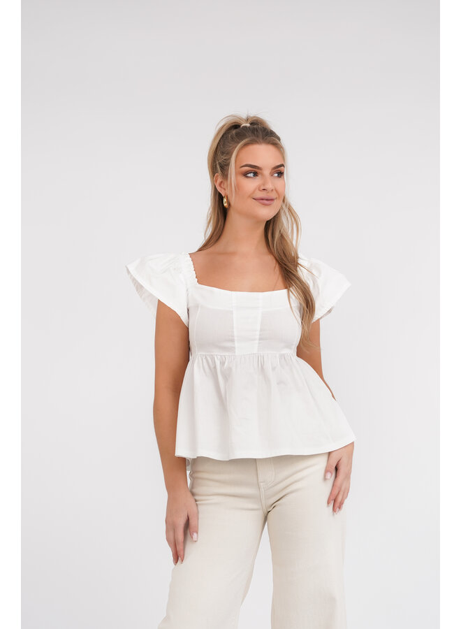 Peplum top wit