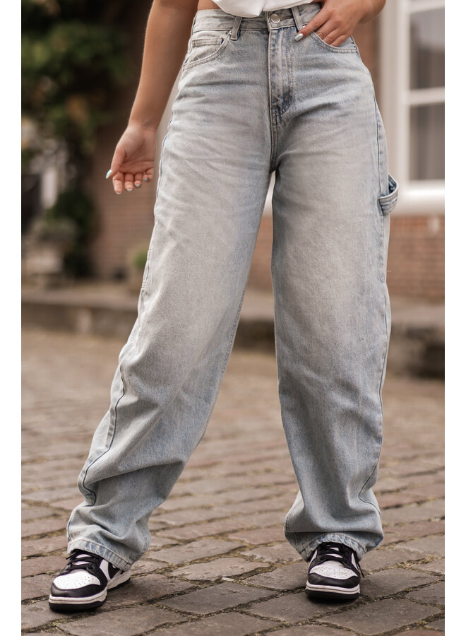 Baggy jeans licht blauw - Cilou