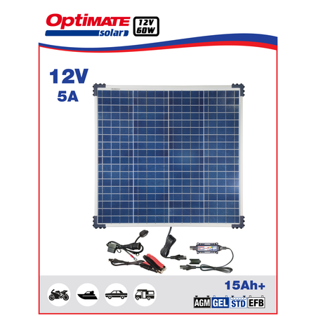 Tecmate Optimate Solar 60W zonnepaneel