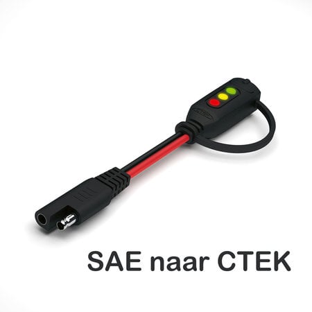 CTEK comfort indicator pigtail - adapter SAE naar CTEK