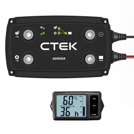 strijd verkoopplan had het niet door CTEK D250S DUAL OFF GRID DC-DC acculader + Monitor - Druppellader.com