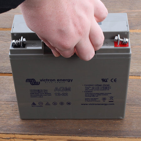 Victron AGM 12V/22Ah Deep Cycle Accu/ Batterij
