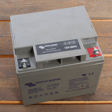Victron AGM 12V/38Ah Deep Cycle Accu/ Batterij