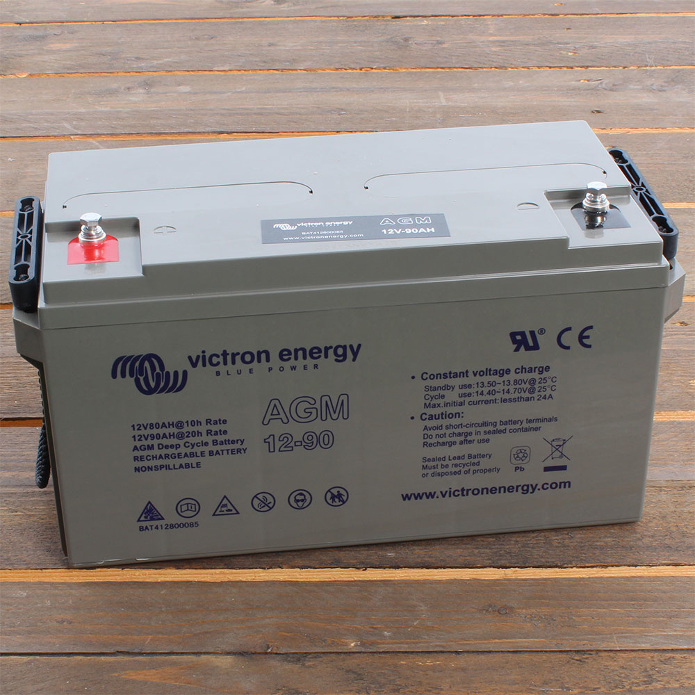 12V/90Ah Batterie AGM à décharge lente Victron