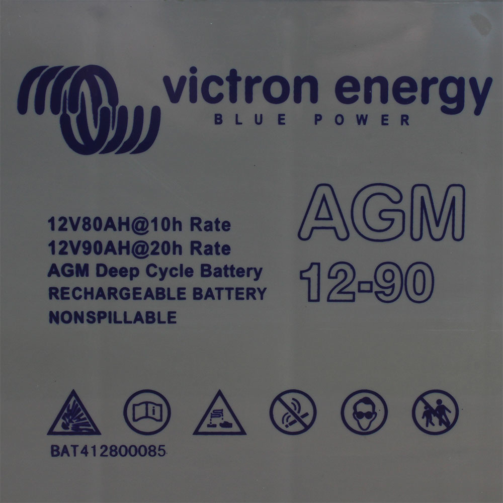 12V/90Ah Batterie AGM à décharge lente (M6) Victron